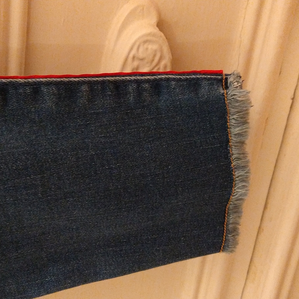 Hollister high rise crop super skinny jeans Sz 5 - Picture 5 of 8